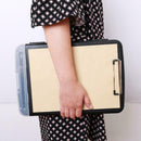 Clipboard Storage Case Box Plastic Folder Document Z4K7 Office Compartment X0W4