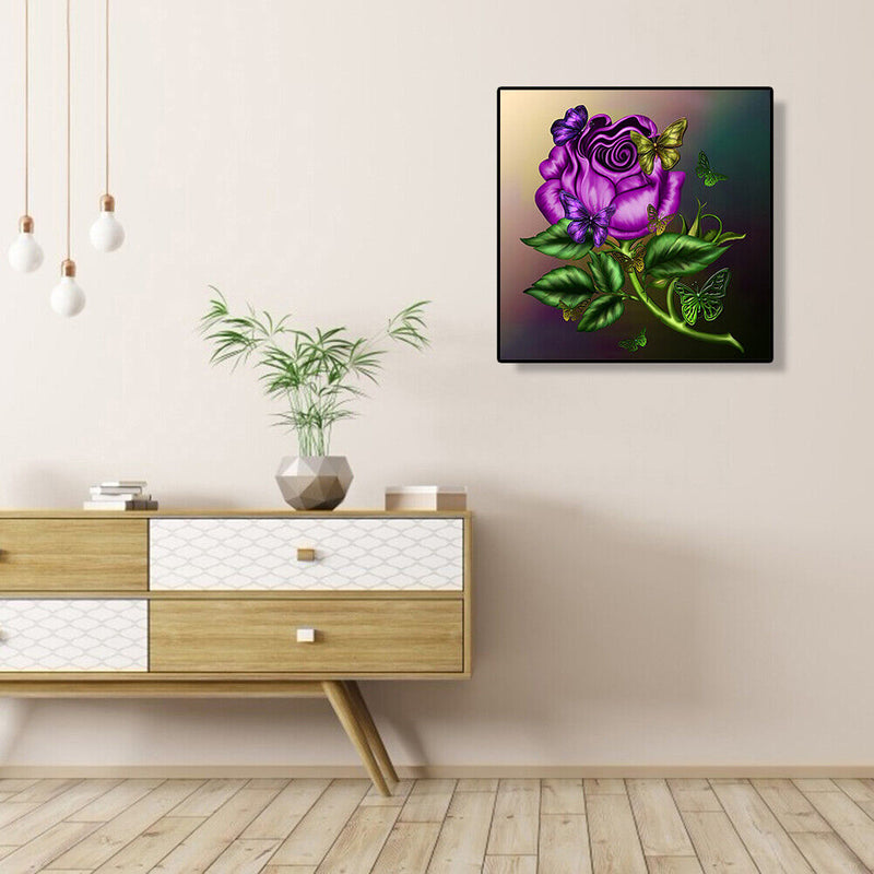 5D DIY Full Drill Diamond Painting Flowers Animal Cross Stitch Kit (JH072)