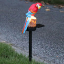 LED Solar Lights Parrot Waterproof Lawn Stakes Lamps Garden Decor (Red) Newly
