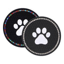 Crystal Bling Car Coasters Cup Holder Interior Accessories Anti Slip Mats