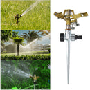 Automatic Watering Metal Spike Sprayer Lawn Gardening Irrigation Sprinkler