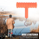 3pcs Fishing Knot Puller Hook Carp Rig Making Tool Fishing Tackle (Orange) Newly