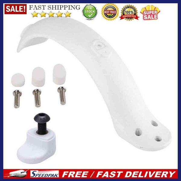 Electric Scooter Rear Fender Set ABS Mudguard Wings Bracket Kit for M365 Scoo