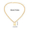 Steel  Chain Collar Statement Punk Choker Long Chain PadLock Pendant Necklace