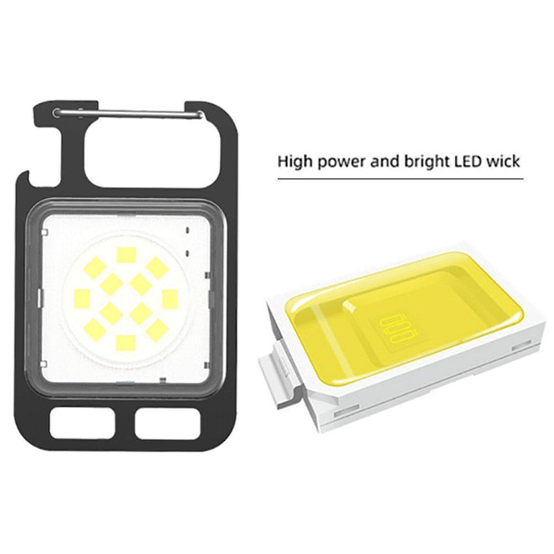 Emergency Camping Light COB Work Light Auto Repair Lamp Keychain Light