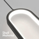 Minimalist Pendant Lamp Nordic Bedroom Bedside Chandelier Lights (White)