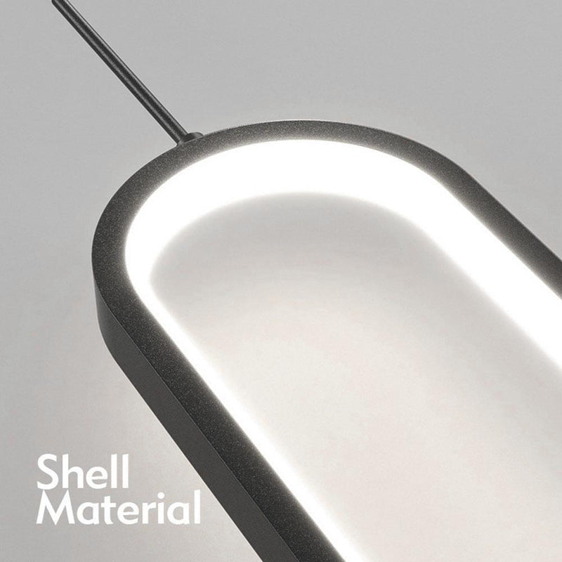 Minimalist Pendant Lamp Nordic Bedroom Bedside Chandelier Lights (White)