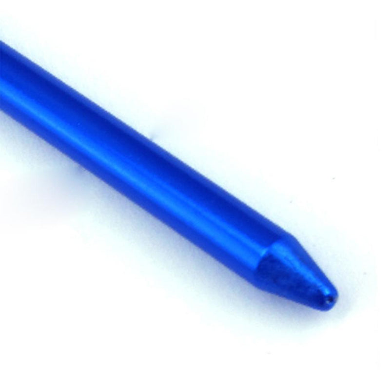 4pcs Tent Pegs with Hooks Garden Stakes Ground Nail for Awning Canopy (Blue