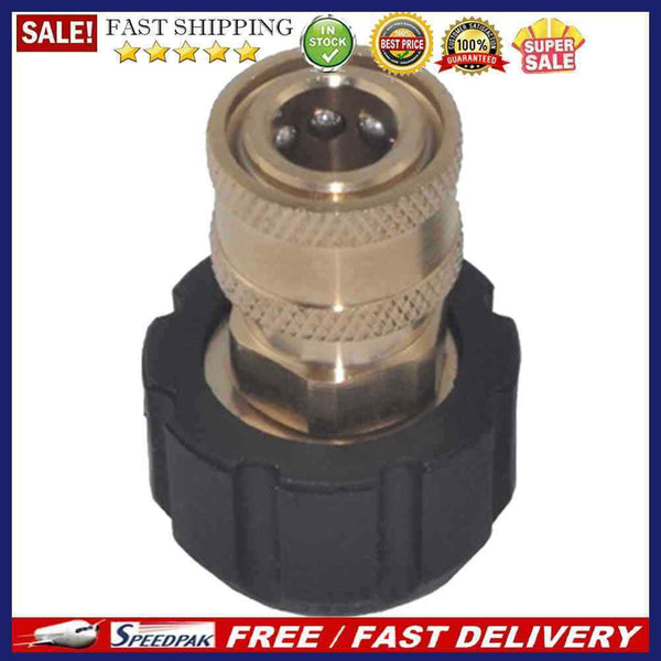 1/4 3/8 Quick Disconnect Female to M22 14 15 Female Adapter for Pressure Wa