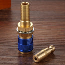 Water Cooled Gas Adapter M10 MIG TIG Welding Torch Hose Connector (Blue) Newly