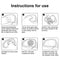12pcs Anti-glare Car Stickers Waterproof Rearview Mirror Film for Driving Newly