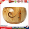Wooden Yarn Bowl Handmade Knitting Wool Storage Crocheted Organizer (A) Newly