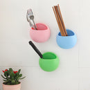 Toothbrush Holder Suction Cup Organizer Bathroom Kitchen Storage Tool Pink Newly