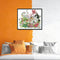 Stamped Cross Stitch Spring Kitties 2-Strand 14CT Embroidery DIY Set (D376)
