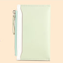 Women Wallet PU Solid Card Holder Money Bag Multi-slot Mini Purse (Green)