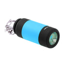 LED Mini Flashlight Portable Key Chain Outdoor Camp Hiking Torch (Sky Blue)