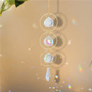 1/5pcs Shiny Moon Sun Heart Ball Wind Chimes Home Balcony Window Car Room Dec
