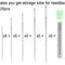 25Pcs Big Eye Stitching Needles Leather Yarn Knitting Sewing Needles Tool Y9N8