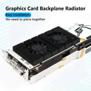 GPU Backplane Radiator for RTX 3090 (Laird 700 Set 0.5mm Thermal Pad)