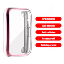 TPU Protector Case Anti Scratches Full Cover for Huawei Watch Fit (Pink) Newly