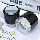 Sponge Puff Container Loose Powder Box Travel Powder Case Portable with Mirror
