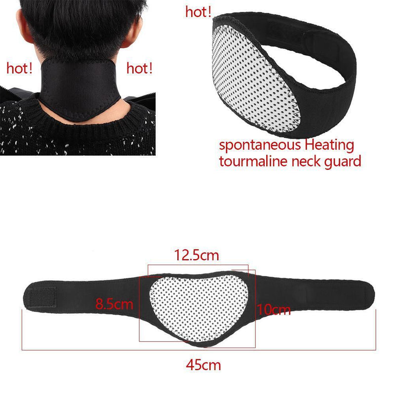 Health Care Heating Neckbraces Neck Wrap Collar Magnetic Tourmaline Massager