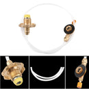 Outdoor Camping Flat Gas Stove Inflation Valve Adapter Cylinder Valve Converter