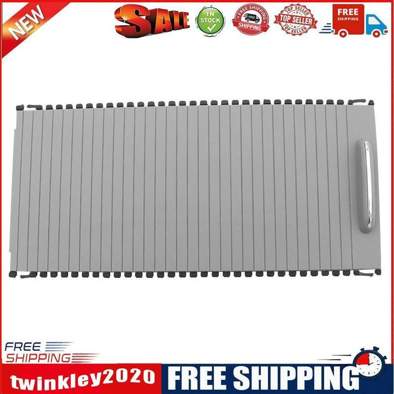 Car Console Cover Cup Plate for Mercedes Benz C E Class W204 W212 (Grey)