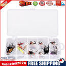 16pcs/set Mixed 3 Treble Hooks Rotating Sequins Sinking Fishing Baits Kit