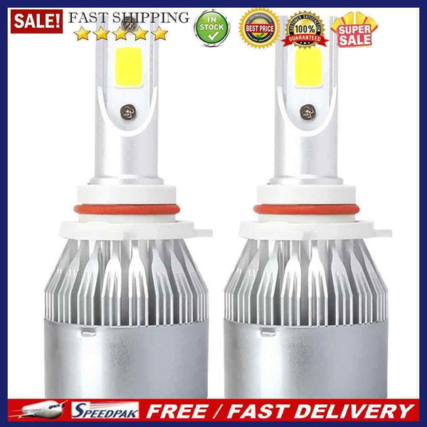2pcs LED Car Light Bulbs 9005 9006 H1 H3 H7 H11 3000K Auto Headlight Fog Lamp