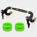 2pcs Bike Handlebar Tape Ring Anti-Skid Bicycle Handle Strap Sleeve (Green)
