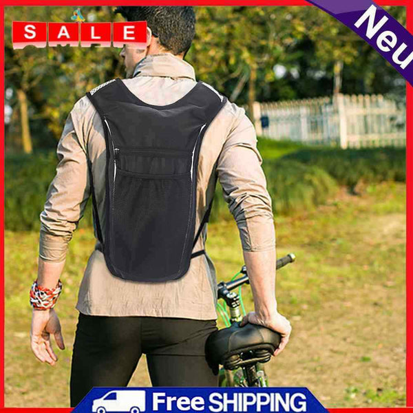 Men Women Bicycle Backpack Hydration Pack No Bubble for Hiking Running