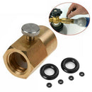 to CGA320 CO2 Adapter with Bleed Valve Cylinder Refill Adaptor For Sodastream