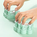 1 Pair Piano Finger Trainers Hand Strength Exerciser for Beginner (Green) Newly