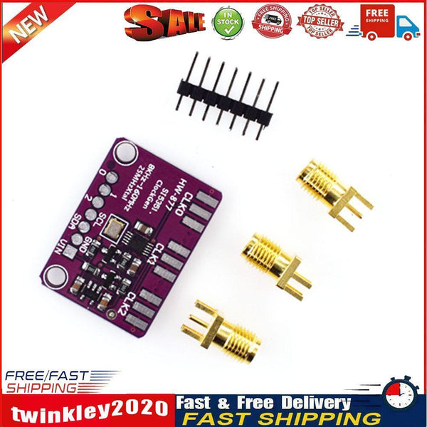 DC 3V-5V Si5351A I2C IIC Clock Generator Breakout Board Module 8kHz 160MHz Newly