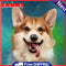 DIY 5D Embroidery Dog Animal Diamond Painting Cross Stitch Home Decoration Gift