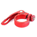 31.8mm Seatpost Clamp Quick Release MTB Bike Seat Post Tube Clip (Red)