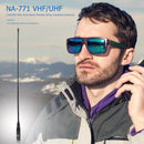 NA-771 Dual Band SMA-M Male Handheld Antenna for Yaesu BAOFENG Walkie Talkie