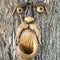 Yard Decor Wall Decoration Tree Faces Decor Bird Feeder Old Man Face Sculpture