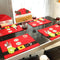 Platzdeckchen und Gabelmatten Weihnachten Santa Rentier Esstisch Tischsets.