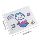 Stationery Organizer Pencil Case Ring Zipper File Bag Stationery Storage Bag