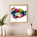 DIY Diamond Embroidery Graffiti Lip Rhinestone Diamond Painting for Wall Gift