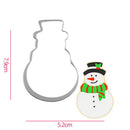 DIY Christmas Series Stainless Steel Cookie Mold Die Cut Fondant Cake Stamp M