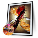 5D DIY Full Drill Diamond Painting Wine Cross Stitch Mosaic Kits Bedroom Decor