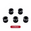 5pcs Bike Chainring Bolts Single Double Ring Chainring Bolts (4.9mm Black) Newly
