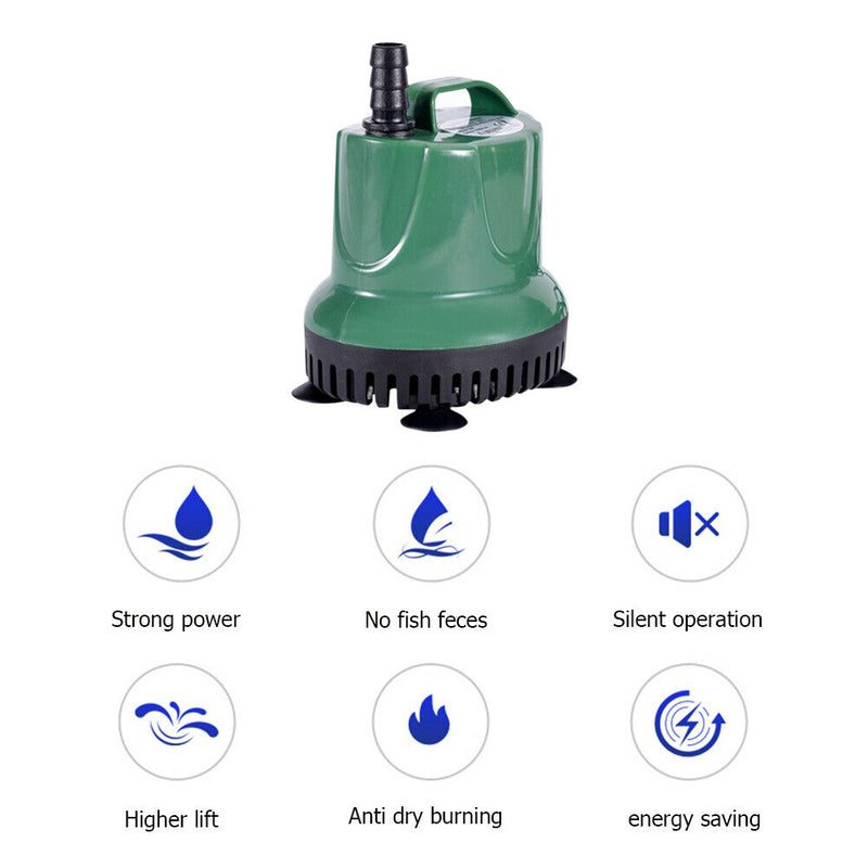 10L 460L/H 10W Temperature Control Submersible Aquarium Circulating Water Pump