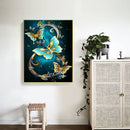 Full Cross Stitch 11CT Butterfly Counted Embroidery DIY Animal Needlework