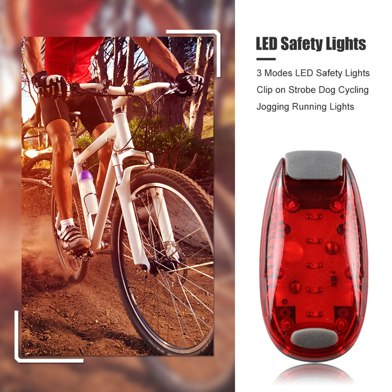 LED Safety Light Warning Flashing Light with 3 Light Modes 2 Pack (Red) Newly