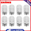 8pcs Car Motorcycle Truck Bike Tire Valve Stem Caps Aluminum Alloy Dust Covers