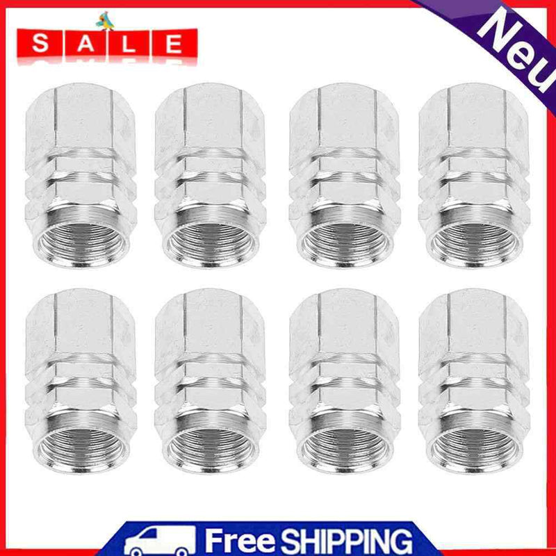 8pcs Car Motorcycle Truck Bike Tire Valve Stem Caps Aluminum Alloy Dust Covers
